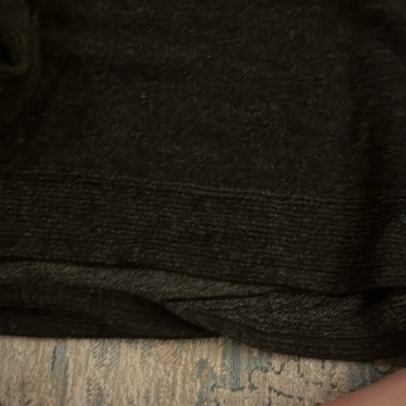 Cherish Shrug Sweater • Turtleneck • Heather Black • XL - Picture 3 of 4